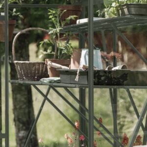 Anzuchttisch für Kate I, grün-grau