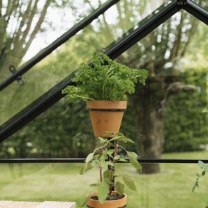 Pothouder - zwart - set 4