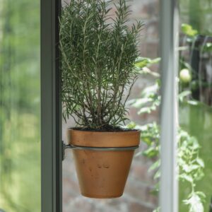 Pothouders - groengrijs - set 4