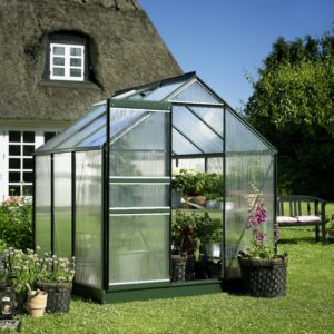Tuinkas Popular 66 klassiek groen 4 mm polycarbonaat