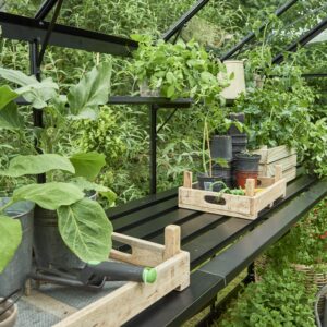 Kweektafel Gartner 16,2 - geintegreerd, zwart