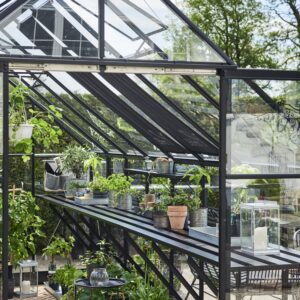 Kweektafel Qube 816, geintegreerd, zwart