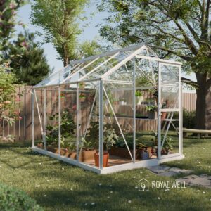 Gewächshaus Mary II in Weiß