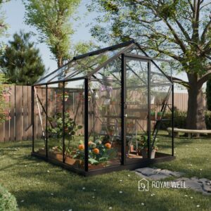 Gewächshaus Mary I in Schwarz
